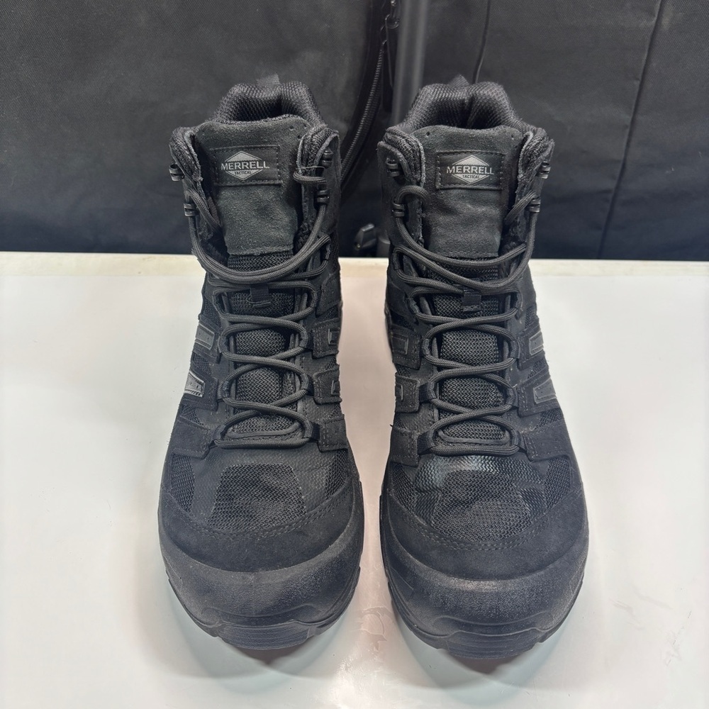 Merrell Strongfield Blk Boots Size 14 Waterproof J099301  Hiking Winter Snow Mud